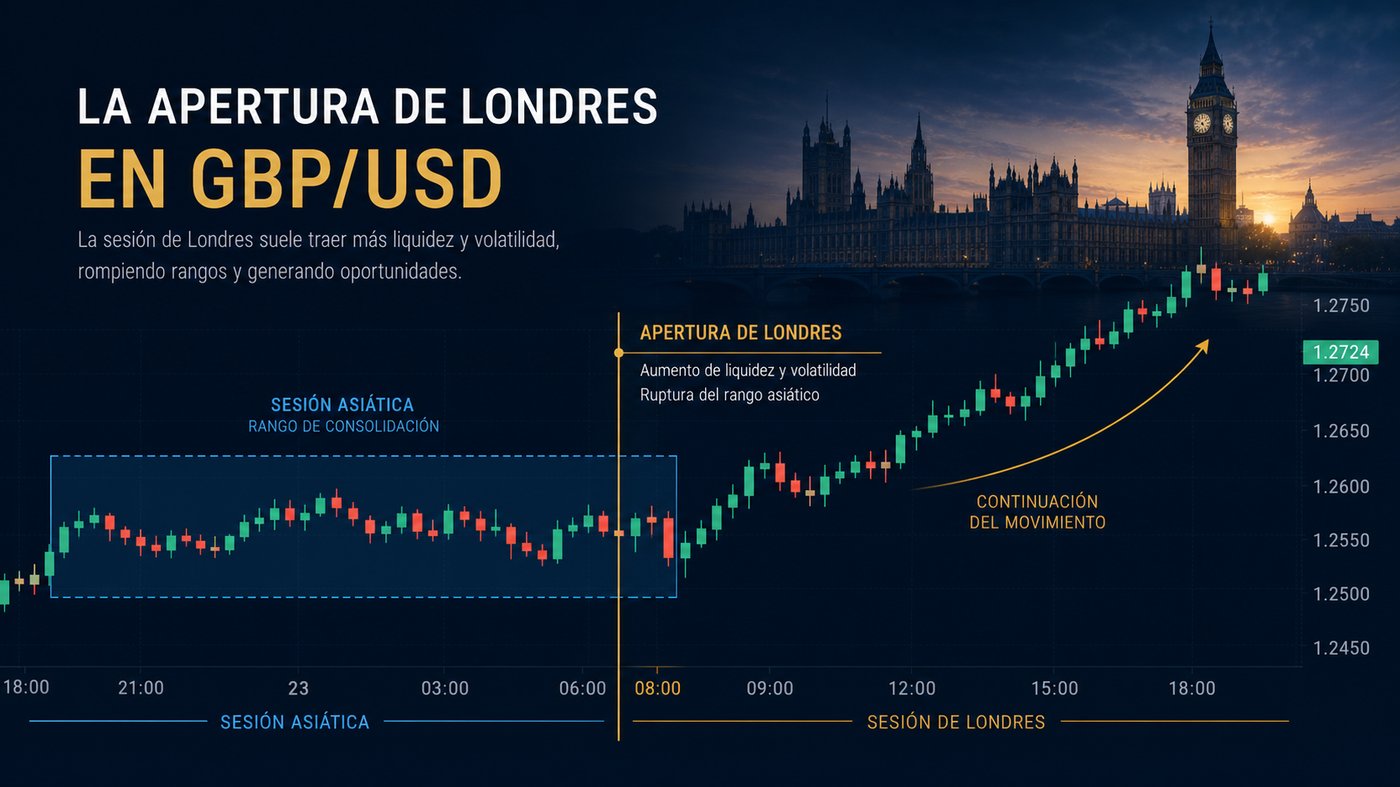 La apertura de Londres en GBP/USD